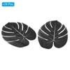 Unique Bargains Faux Lifelike Appearance Durable Artificial Palm Black Leaves - 3 of 4