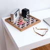 Colour Poems Patterned Geometric Shapes CCI Square Bamboo Tray - Deny Designs - 2 of 2