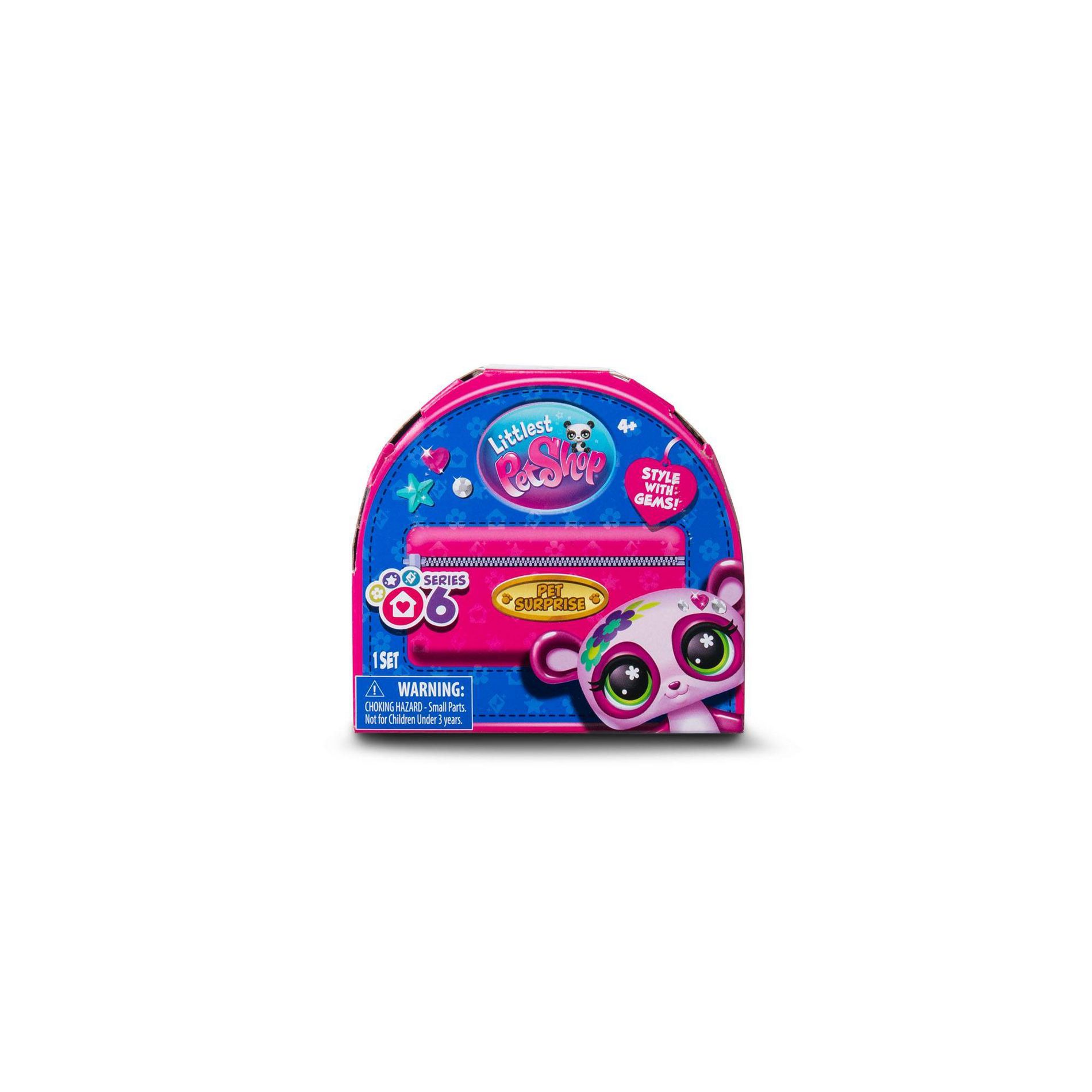 Littlest Pet Shop Surprise Reveal Collectible Pet Figures Single Pack - 18pc