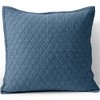 Lands' End Solid Diamond Double Voile Pillow Sham - 3 of 4