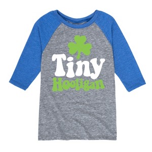 Boys' - Instant Message - St. Patrick's Day Tiny Hooligan Raglan Graphic T-Shirt - 1 of 3