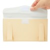Glamlily 2 Pack Beige Car Visor Tissue Holder with 12 Refill Tissue Bags, 9 x 5.3 x 1.75 In - 4 of 4