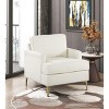 NicBex 1pc Accent Chair Chenille Upholstery Metal Legs Lounge Chair Reading Chair Comfy Chair Arm Chair Furniture for Living Room - 4 of 4