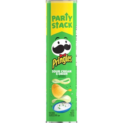 Pringles Mega Stack Sour Cream & Onion Potato Crisps Chips - 7.1oz