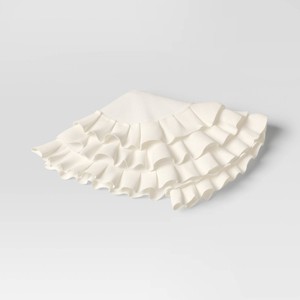 Christmas Mini Ruffle Tree Skirt Cream - Wondershop™ - 1 of 4