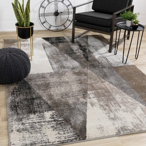 Rug Branch Geometric Distressed Indoor Area Rug - 1 of 4