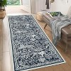 Modern Tiger Print Area Rug - Washable Low Pile Non-Slip Carpet for Living Room, Bedroom & Office - 4 of 4