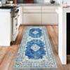 Area Rugs for Living Room Bedroom Dining Room Nursery Office Hallways, Washable Large Boho Vintage Bohemian Distressed Oriental Carpet Non Slip - 3 of 4