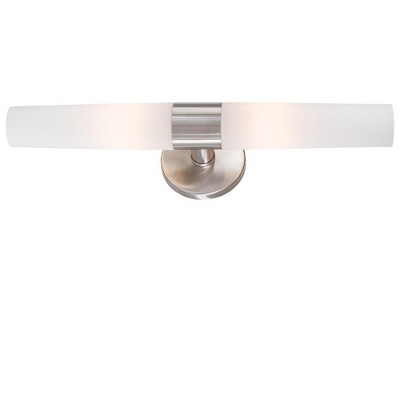 George Kovacs Lighting Saber 2 - Light Vanity in  Brushed Stainless Steel