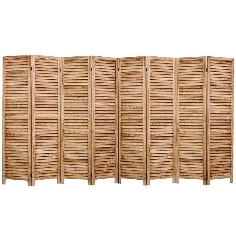 Legacy Decor Room Divider Full Length Wood Shutters Louver, 3 of 4