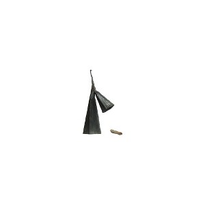 Overseas Connection Ghana Double Gonkogwe Bell With Stick Black 14 in. - 1 of 1
