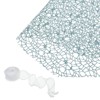 Unique Bargains Floral Bouquet Craft Packaging Mesh Gift Wrap Paper with Ribbon 1 Set - 3 of 4