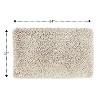 Knightsbridge Melbourne 220 GSF Non Skid Back Bath Rug 17" x 24" - 2 of 4