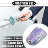 Unique Bargains Compatible 5 Button Car Key Fob Cover for Cadillac Escalade ATS CTS - 2 of 4