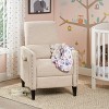 Sapphtopaz Accent Chair Reclining Chair High-Backrest Push-Back Armchair with Nailhead Decorate and Side Pocket Accent Chair for Living Room - 2 of 4