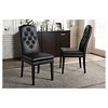 Set of 2 Dylin Modern and Contemporary Faux Leather Dining Chairs - Baxton Studio - image 4 of 4