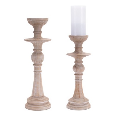 Rustic Elegance Candle Holder Set