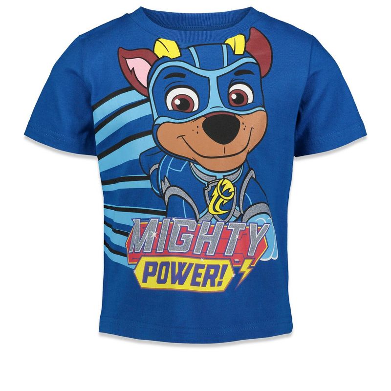  Nickelodeon Paw Patrol Mighty Pups 3 Pack Graphic T-Shirt, 2 of 10