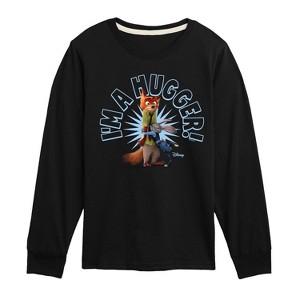 Boys' - Disney - I'm A Hugger Long Sleeve Graphic T-Shirt - 1 of 4