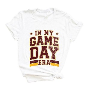 Simply Sage Market Women's In My Game Day Era - Maroon Short Sleeve Graphic Tee - 1 of 4