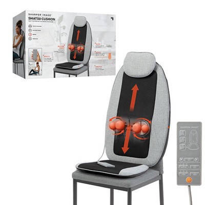 8 Mode Massage Chair Pad With Heated Back Neck Cushion For Car & Home