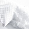 PDTEND Standard Bed Pillow Set of 2 with Soft Knitted Cover, Breathable Down Alternative Fill, Ideal Support for All Sleep Positions - 4 of 4