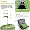 Wooakway Luggage 4 Piece Sets(14"/20"/24"/28"), Hard Shell Lightweight TSA Lock Carry on Expandable Suitcase - 2 of 4