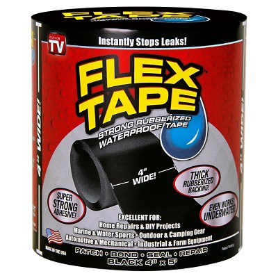 Flex Tape Clear Waterproof Rubberized Duct Tape 8-in x 5-ft in the