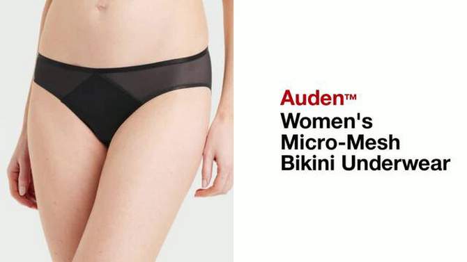 Women's Micro-Mesh Bikini Underwear - Auden™, 2 of 6, play video