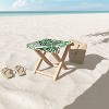 Marta Barragan Camarasa Watercolor Simple Leaves Folding Stool - Deny Designs - 3 of 3