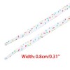 INSPIRE CHIC Colorful Printed Fun Flat Shoe Laces for Sneakers 2 Pairs - 3 of 4