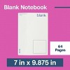 Noted by Post-it Soft Cover Blank Notebook White 64 Pages - 2 of 4