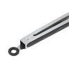 Unique Bargains Serving Tongs Lace Edge Food Tong 9-Inch Dishwasher Safe Stainless Steel Silicone 1Pcs - 3 of 3