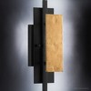 Urban Ambiance Luxury Contemporary Wall Sconce 15.125''H x 5.375''W,  Midnight Black Finish,  Gambier Collection, UHP3863 - 4 of 4