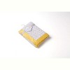Bacati - Grey Chevron with Solid Border Blanket (Grey Chevron/Yellow Border) - 3 of 4