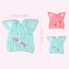 Unique Bargains Cat Shape Cute Hair Drying Towel Dry Cap 1 Pc - image 4 of 4