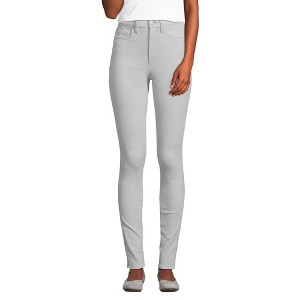 Lands' End Women's Slender High Rise Corduroy Skinny Pants - 1 of 4