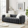 NicBex 82.67 Inch Linen Upholstered Couch,3-Seater Sofa with 2 Pillows for Living Room,Office,Apartment - 2 of 4