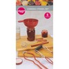 Gourmet Edge 5-Piece Home Canning Tool Set – Stainless Steel Jar Funnel, Lifter, Lid Lifter, Wrench & Tongs - 2 of 4