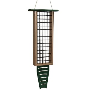 JCS Wildlife Recycled Suet Feeder w/ Tail Prop - 1 of 4