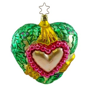 Inge Glas 4.75 In Brigets Heart Of Hope Ornament Signed Tree Ornaments - 1 of 2