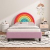 Streamdale Colorful Rainbow Design Twin Platform Bed - 3 of 4