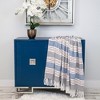 Parkland Collection,Transitional Stripes Rectangle Throw - 4 of 4