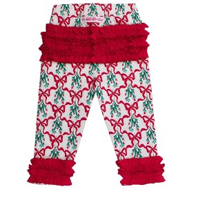 RuffleButts Baby/Toddler Girls Ruffle Leggings with Signature Rear Ruffles - 1 of 2