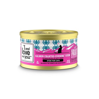 I and Love and You Salmon Chanted Evening Stew Wet Cat Food - 3oz