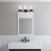 Livex Lighting Manhattan 3 - Light Vanity in  Polished Black Chrome - 4 of 4