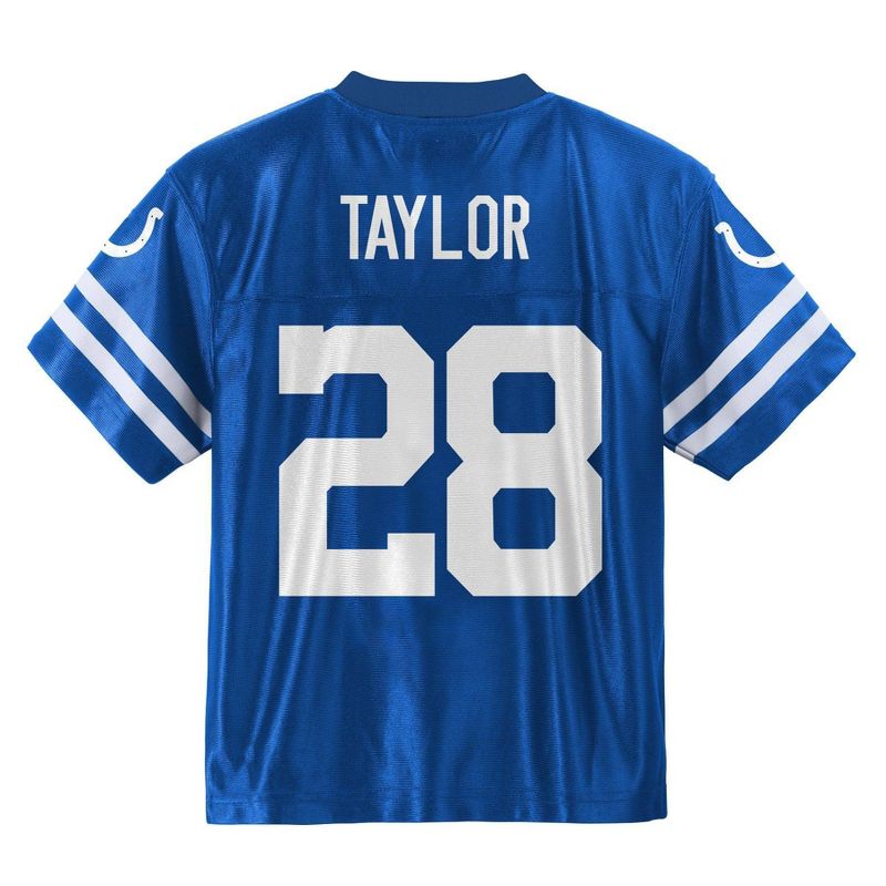 NFL Indianapolis Colts Toddler Boys&#39; Short Sleeve Taylor Jersey, 3 of 4
