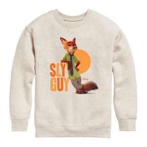 Boys' - Disney - Sly Guy Graphic Long Sleeve Fleece Sweatshirt - 1 of 4