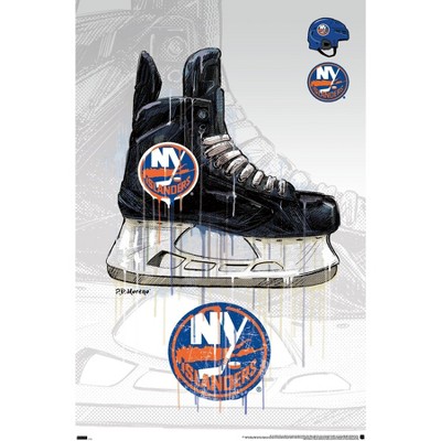 Trends International Nhl New York Islanders - Maximalist Logo 23 Framed  Wall Poster Prints : Target