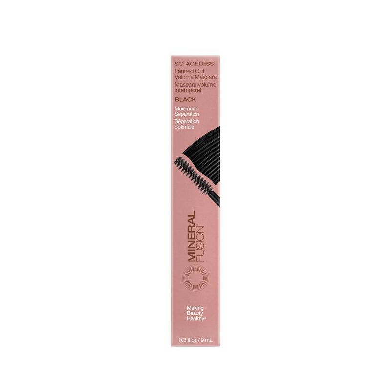 Mineral Fusion So Ageless Fanned Out Volume Mascara - Black - 0.3oz, 5 of 11